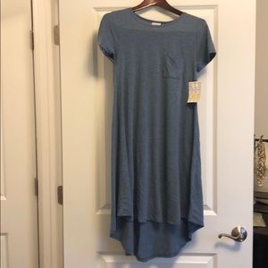 LulaRoe XXS heather blue Carly